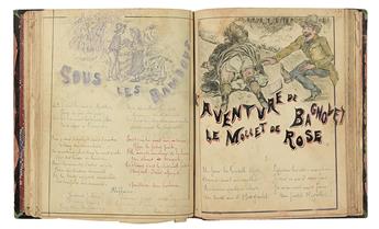 (MANUSCRIPT BOOK.) La Sérénade du Pavé.